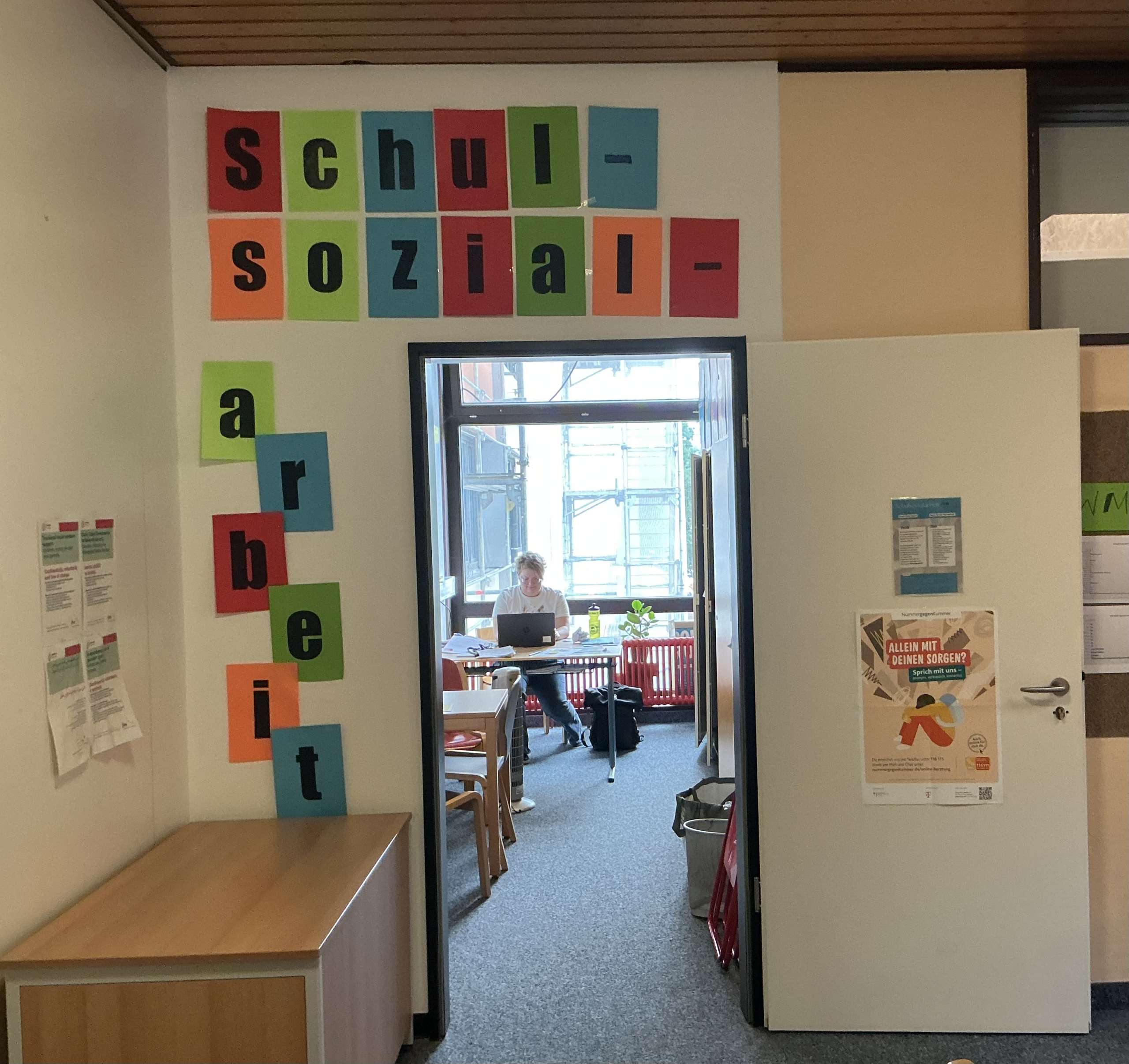 Schulsozialarbeit Tür